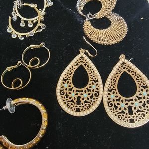 Gold Tone earrings